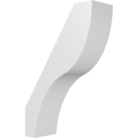 Ekena Millwork 3-in. W x 8-in. D x 12-in. H Geneva Architectural Grade PVC Knee Brace BRCP03X08X12GNV